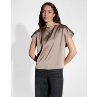 OPUS Satinbluse FESTIVA Regular aus glänzendem Satin