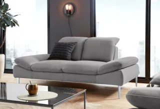 W.SCHILLIG 2,5-Sitzer "enjoy&MORE" mit Sitztiefenverstellung, Füße silber matt, Breite 232 cm
