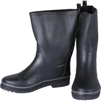 Home4Living Herren-Gummistiefel Gartenstiefel schwarz Regenstiefel Gummistiefel (2-tlg) 100% wasserdicht, robust & bequem