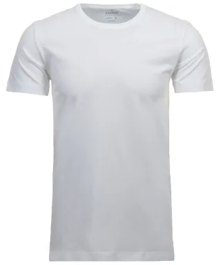 RAGMAN - 2 T-Shirt Doppelpack Bodyfit mit Rundhals weiss - Gr. - XXL