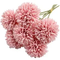 Kunstblumenstrauß 6/12 Stück künstliche Chrysanthemensträuße, künstliche Chrysanthemen, Agger, geeignet für Heim-, Garten-, Party- und Hochzeitsdekoration.