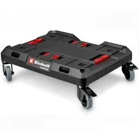 Einhell Werkzeugkoffer E-Case Rollbrett feststellbare Lenkrollen Transport von Koffern Kisten