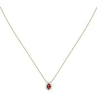 Live Diamond Goldkette Live Diamond Damen-Kette 1 Rubin