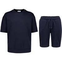 LINDBERGH T-Shirt Zweiteiler Oversize Fit