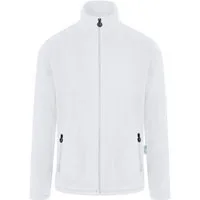 Karlowsky Fashion Fleecejacke KARLOWSKY Herren Workwear Fleecejacke WARM-UP Regular Weiß