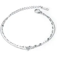 Firetti Armband Schmuck Geschenk Armschmuck Armkette Schiffsankerkette, mit Zirkonia (synth)