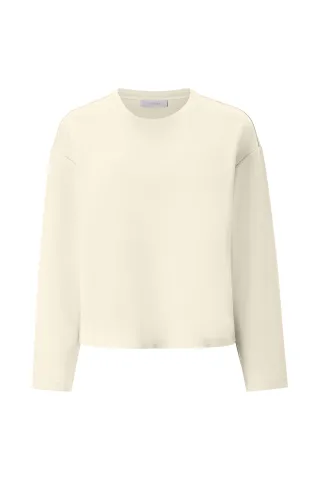 Rich & Royal - T Peached Crew pearl white - Gr. - L