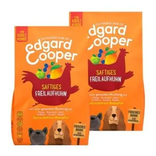 Edgard & Cooper Hundefutter, für ausgewachsene Hunde, Freilandhuhn 2x12 kg