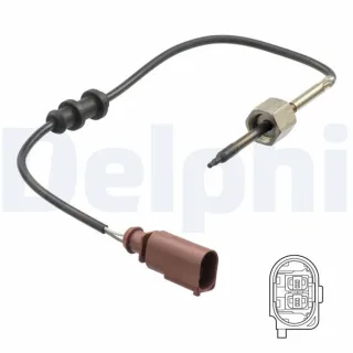 Delphi Abgastemperatursensor Seat Alhambra VW Sharan 2,0 TS30185