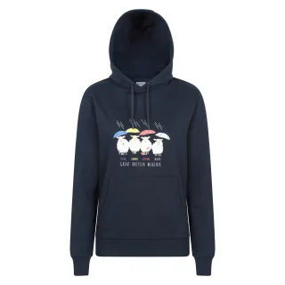 Mountain Warehouse Damen Große Britische Wetter Regulärer Hoodie (Marine)