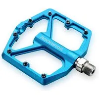 ROCKBROS Fahrradkurbel Rockbros Fahrrad Mtb E-Bike Dirt Aluminium Plattform Pedale Blau