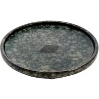 D&D Napf D&D flacher Katzennapf Jasper - green marble