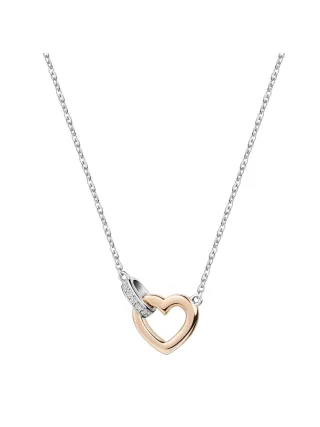 Zeeme Basic Collier 925/- Sterling Silber rosévergoldet Herz