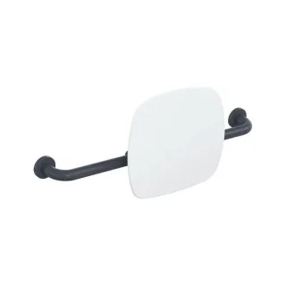 Hewi 801 Rückenstütze 801.51B916192 Wandabstand 150mm, matt, Lehne signalweiß, anthrazitgrau