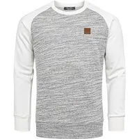 Amaci&Sons Sweatshirt ELGIN Pullover mit Rundhalsausschnitt Herren Basic College Sweatjacke Pullover Hoodie
