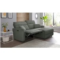 OTTO home Ecksofa JENNA L-Form, 209cm - OTTO. Verlässliche Qualität., manuelle o. elektrische Relaxfunktion, USB A/C, weicher Sitz, Cord.