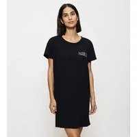 Triumph Nachthemd Nightdresses NDK X weich, atmungsaktiv, gerippter Rundhalsausschnitt, Kurzarm