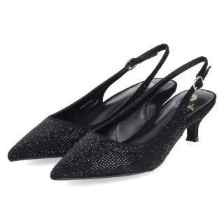 La Strada Slingpumps  Schwarz - Gr. 37 -  Synthetik Material