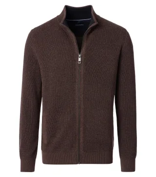 CASAMODA - Strickjacke braun - Gr. - L