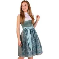 MarJo Dirndl Samt Dirndl 2tlg. - VEITSBRONN - jade