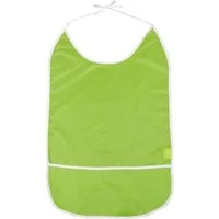 ZOLLNER Speiseschürze, 39 x 65 cm, 100% Polyester, Auffangtasche, mit Bindebänder, abwischbar