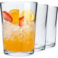 KONZEPT Gläser-Set Trinkgläser Set, groß-500 ml, Kristallklare, 12-tlg., ideal für Wasser, Saft & Eisgetränke