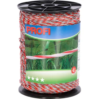 Kerbl Profi Weidezaunlitze 9x0,30 TriC, 400m, weiß/rot weiß/rot - 59506