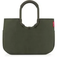 REISENTHEL® Tragetasche loopshopper L cord dark matcha