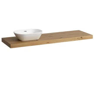 Laufen Waschtisch-Platte LANI 495x1570x65 mit Aussschnitt links H4046921122671