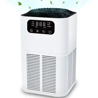 [EU Direct] NovuLife GL-K803 HEPA Air Purifier with Negative Ions, PM2.5 Real-Time Display, 3-Stage Filtration, Touch Co