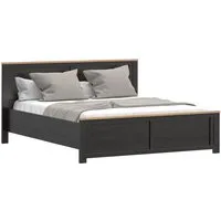 FORTE Bettgestell Bohol, Landhaus, 180 x 2,00 mtr Liegefläche