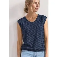 STREET ONE Shirttop Sommertop mit Allover-Print