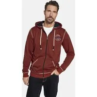 Jan Vanderstorm Kapuzensweatjacke JOKORA mit dekorativen Details