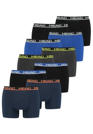 Head Herren Basic Boxer Pant Shorts Unterwäsche Unterhose 10 er Pack