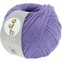 LANA GROSSA SOFT COTTON Häkelwolle, 140 m (weiches, vielseitiges Garn für höchsten Tragekomfort), 50 g