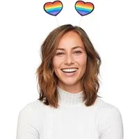 Goldschmidt Kostüme Kostüm Haarreif Herz Regenbogen