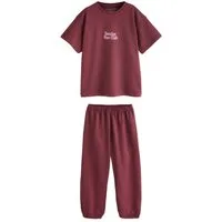 Next Pyjama Schlafanzug mit Hose im Jogginghosen-Stil, Pack (2 tlg)