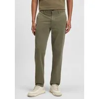 BOSS ORANGE Chinohose tapered mit BOSS Logo hinten