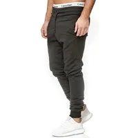 L.gonline Jogginghose Herren Jogginghose, Freizeithose, Unicolor, (Sweatpants, 1-tlg., im modischem Design) Fitness Freizeit Casual