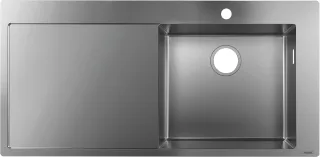 Hansgrohe Einbauspüle 450 mit Abtropffläche S715-F450, 43306800 43306800