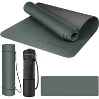 EliteAthlete Yogamatte EliteAthlete® Yogamatte - Sportmatte - Fitnessmatte - Yoga Matte (Set bestehend aus: Matte, Transporttasche, Transportband)