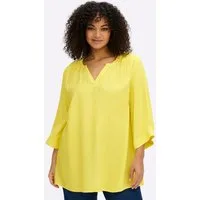 Sheego Klassische Bluse Tunika 3/4-Arm