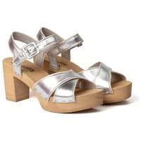 Softclox ELLIS Shiny Softnappa silber (natur) Sandalette