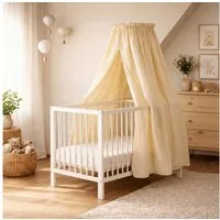 Babykajo Betthimmel Stoff + Ständer (Set, 1-tlg., in verschiedenen Varianten), Betthimmel Ständer mit Betthimmel für Babybetten