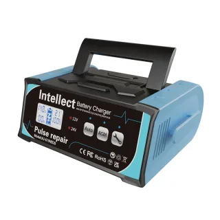 ANJING 200W 12V 11A 24V 7A Intelligent Pulse Repair Battery Charger Lead-Acid Battery High Power Charger for Lead Acid/W