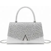 nsihing Clutch Damen Clutch, Glitzer Abendtasche mit Abnehmbarer Kette, Elegante Partytasche für Hochzeit, Ball & Cocktail Veranstaltungen