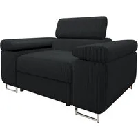 MIRJAN24 Sessel Torezio Cord, Einstellbare Kopfstützen, 134x102x70-90 cm