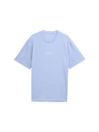 Denim Tom Tailor - Relaxed Fit T-Shirt aus Baumwolle brunnera blue - Gr. - XL