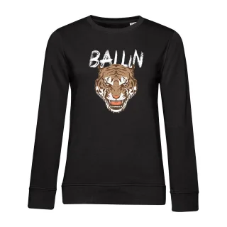Tiger Sweater von Ballin Est. 2013 in der farbe Schwarz und in größe S.