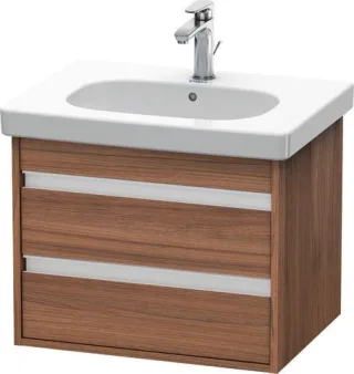 Duravit Ketho Waschtischunterbau wandhängend Nussbaum Matt 600x455x480 mm - KT665007979 KT665007979